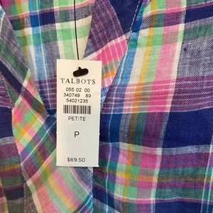 Talbots tops, barely worn. Size small petite. $50 for all 4, or $15 per shirt.
